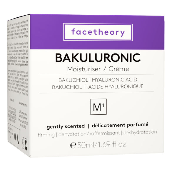 Crème hydratante Bakuluronic M1 avec Bakuchiol, acide hyaluronique et vitamine C