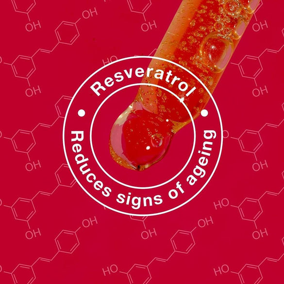 Sérum antioxydant Resvera-F S12 avec 5 % de resvératrol, 3 % d'acide férulique et Micah®.