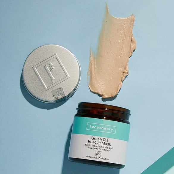 Masque Visage au Thé Vert MK2 avec Argile de Kaolin, Camomille, Vitamine C et Avocat